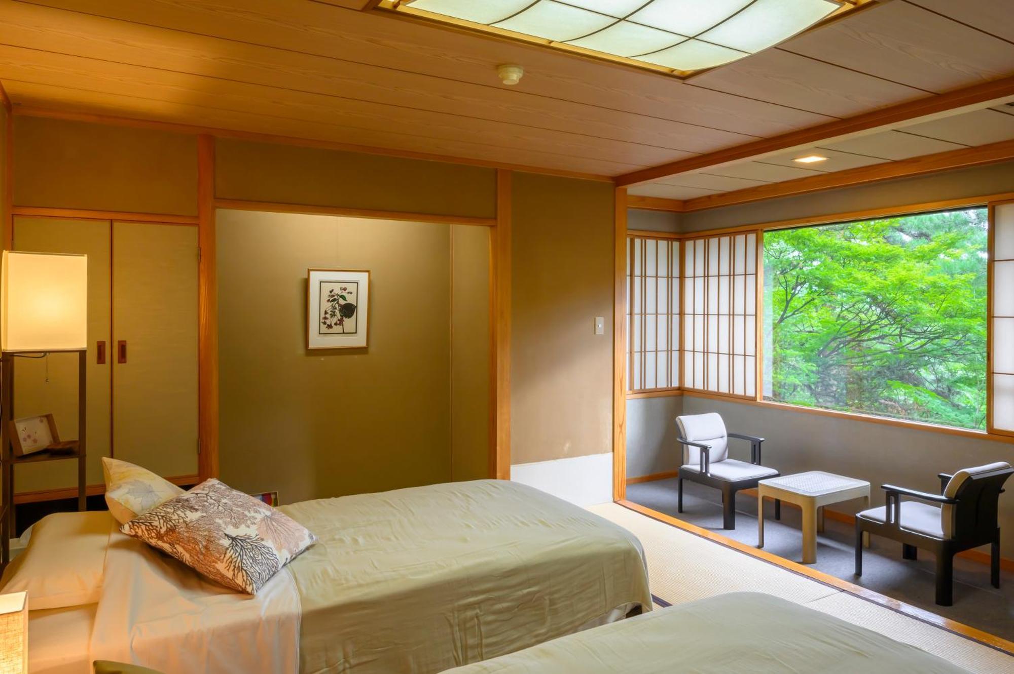 Senkeien Tsukioka Hotel Kaminoyama Eksteriør bilde