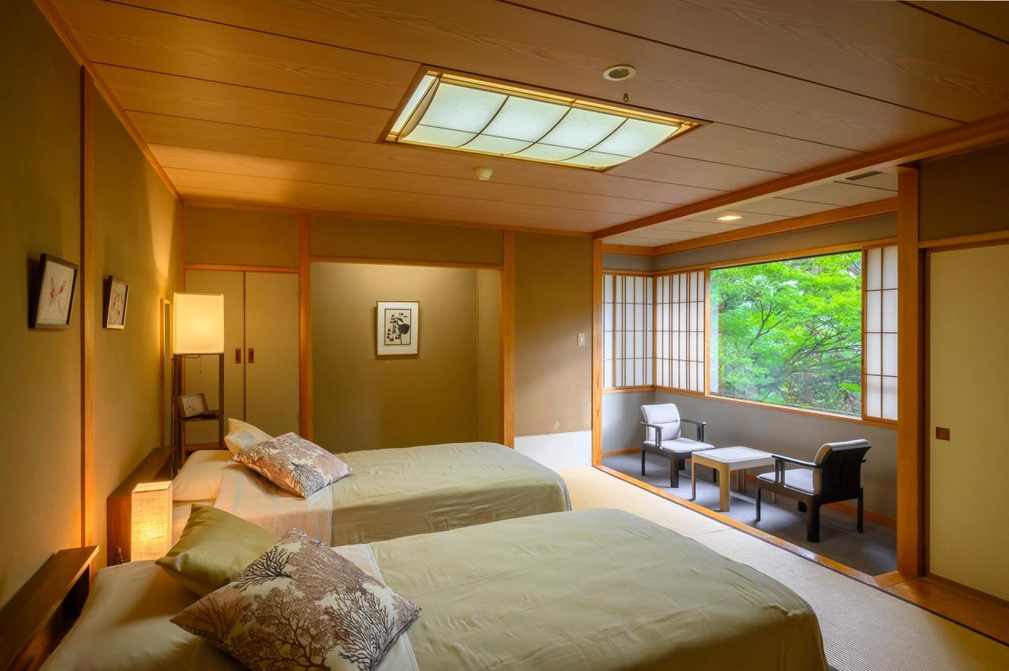 Senkeien Tsukioka Hotel Kaminoyama Eksteriør bilde
